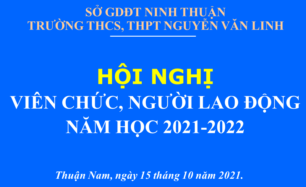 Tổ chức Hội nghị Viên chức năm học 2021-2022 trực tuyến